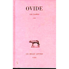 Les fastes Tome 1 : Livres I-III - OVIDE