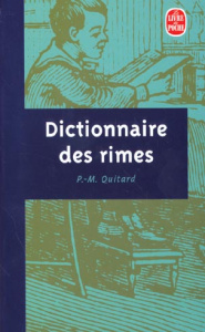 Dictionnaire des rimes - Quitard P-M