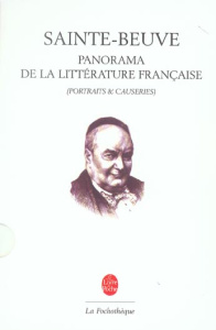 Panorama de la littérature française. Portraits et causeries - SAINTE-BEUVE