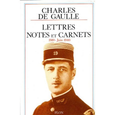 Lettres, notes et carnets. Tome 2, 1919-juin 1940 - Gaulle Charles de