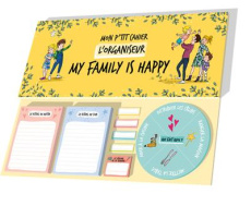Mon p'tit cahier My family is Happy. L'organiseur , Edition 2018-2019 - COLLECTIF