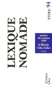 Lexique nomade - COLLECTIF