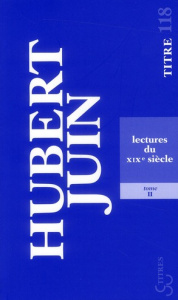 Lectures du XIXe. Tome 2 - Juin Hubert
