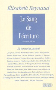 Le sang de l'écriture - Reynaud Elisabeth