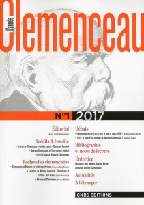 L'année Clemenceau N° 1/2017 - Brodziak Sylvie ; Séguéla Matthieu ; Tomei Samuël