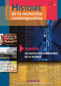 Histoire de la recherche contemporaine 2021 Tome X n°2 - Blay Michel