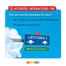 LATITUDES 3 - CD-ROM DE RESSOURCES NUMERIQUES - AUDIO - JAILLAIS/SCANDALIATO