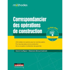 Correspondancier des opérations de construction. Avec 1 CD-ROM - Couffignal Daniel ; Béraud-Guénard Stéphanie
