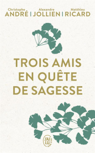 Trois amis en quête de sagesse. Un moine, un philosophe, un psychiatre nous parlent de l'essentiel, - André Christophe ; Jollien Alexandre ; Ricard Matt