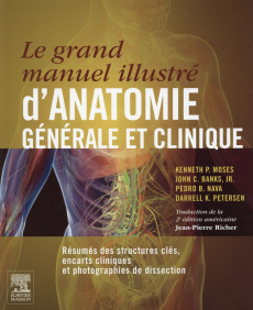 Le grand manuel d'anatomie générale et clinique. Résumés des structures clés, encarts cliniques et p - Moses Kenneth-P ; Banks John C. ; Petersen Darrell