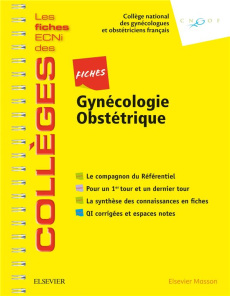 Fiches Gynécologie-Obstétrique - COLLEGE NATIONAL DES