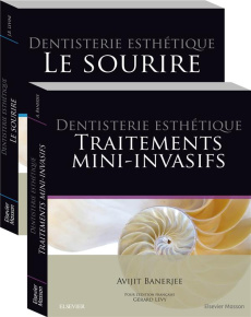 Dentisterie esthétique. Pack en 2 volumes : Le sourire ; Traitements mini-invasifs - Levine Jonathan B. ; Banerjee Avijit ; Lévy Gérard