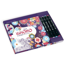 Esprit kimono à colorier aux feutres. Avec 4 feutres à 2 pointes - Jeuge-Maynart Isabelle ; Stora Ghislaine