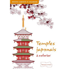 Temples japonais à colorier - COLLECTIF