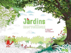 Jardins merveilleux. 55 sous-mains à colorier pour s'organiser - COLLECTIF