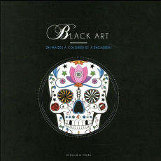 Black art. 24 images à colorier et à encadrer