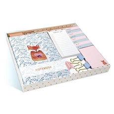 Coffret Mon petit renard ! Contient : 1 notebook, 1 bloc-note, 3 pinces à dessin, 1 stylo bille, 1 t - COLLECTIF