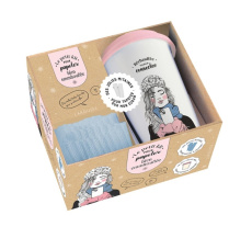 Le petit kit pour papoter bien emmitouflée. Des jolies mitaines pour tapoter sur mon écran