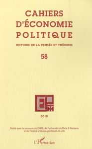 Cahiers d'économie politique N° 58/2010