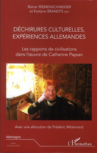 Déchirures culturelles, expériences allemandes. Les rapports de civilisations dans l'oeuvre de Cathe - Riemenschneider Rainer ; Brandts Evelyne ; Mitterr