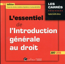 L'essentiel de l'introduction générale au droit - Druffin Bricca Sophie