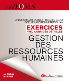 Gestion des ressources humaines / Exercices avec corrigés détaillés - Collectif