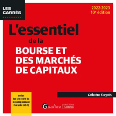 'essentiel de la bourse et des marchés de capitaux - Karyotis Catherine