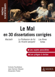 Le mal en trente dissertions corrigées - Feuillebois Victoire ; Mazaré Jean-Damien ; Postel