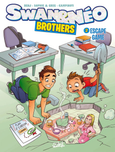 Swan &Néo - Brothers Tome 2 : Escape Game - Campinoti Paolo ; Benj ; Sophie & Greg
