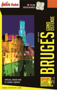 Bruges Ostende Gand. Edition 2024-2025. Avec 1 Plan détachable - AUZIAS/LABOURDETTE