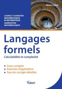 Langages formels - Calculabilité et complexité - Licence 3&Master - Agrégation - Carton Olivier ; Perrin Dominique