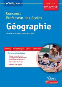 Concours Professeur des écoles - Géographie. Mise en situation professionnelle - Concours, Edition 2 - Loison Marc ; Considère Sylvie ; Delavenne Bénédic