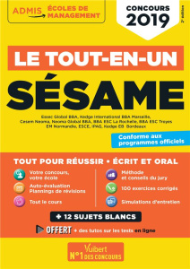 Concours sésame. Tout-en-un, Edition 2019 - MATTERN/BONNEROT