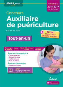 Concours Auxiliaire de puériculture. Entrée en IFAP, Edition 2018-2019 - Diamante Anne-Sophie ; Diriberry Lucile ; Ferry Na