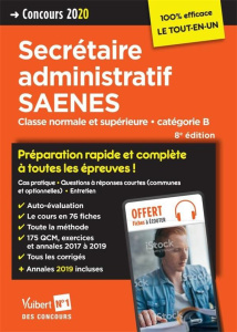 Concours secrétaire administratif SAENES. Le tout-en-un, Edition 2020 - Doucet Marc ; Epinette Françoise ; Goffe Loïc ; Kl