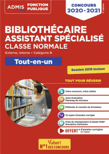 Concours bibliothécaire assistant spécialisé classe normale. Catégorie B Externe, interne, Edition 2 - Barthe Mathilde ; Brunet Jérôme ; Deyris Vincent ;
