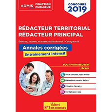 Concours Rédacteur territorial, Rédacteur principal externe, interne, examen professionnel, catégori - Bellégo Olivier