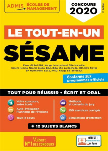 Le tout-en-un Sésame. Edition 2020 - Mattern Sophie ; Bonnerot Anne-Marie ; Boursat Mar