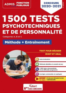 1500 tests psychotechniques et de personnalité Catégorie A, B et C. Méthode et entraînement intensif - Benoist Ghyslaine ; Deschamps Sonia