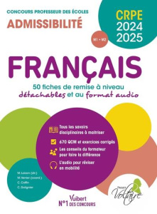 Français. 50 fiches de remise à niveau détachables et au format audio, Edition 2024-2025 - Loison Marc ; Verrier Matthieu ; Coffin Clarisse ;