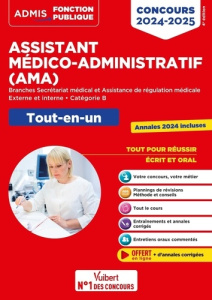Concours Assistant médico-administratif (AMA). Tout-en-un, Edition 2024-2025 - Gueguen Mandi ; Gougeon Fabien