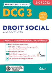 DCG 3 Droit social. Edition 2021-2022 - Bataille Laure ; Politis Irène