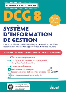 Système d'information de gestion DCG 8. Manuel et Applications, Edition 2022-2023 - Dereux Véronique ; Germak Philippe ; Poullard Valé