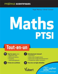 Maths PTSI. Tout-en-un - Coulaud Olivier