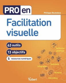 Pro en facilitation visuelle. 63 outils, 13 plans d'action, 5 ressources numériques - Boukobza Philippe