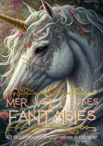 Merveilleuses Fantaisies. 40 illustrations de créatures et lieux imaginaires à colorier - CAHIERS D'ACTIVITES