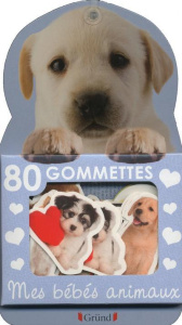 Mes bébés animaux chiens. 80 gommettes - COLLECTIF