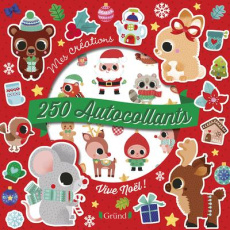 250 AUTOCOLLANTS - VIVE NOEL ! - ROUSSEAU STEPHANIE