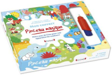 Mon coffret pinceau magique. Avec 6 cartes ; 1 livre de cherche-et-trouve ; 1 pinceau - Dérodit Clémentine