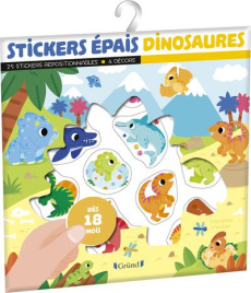 STICKERS EPAIS DINOSAURES - VAUTIER VANESSA